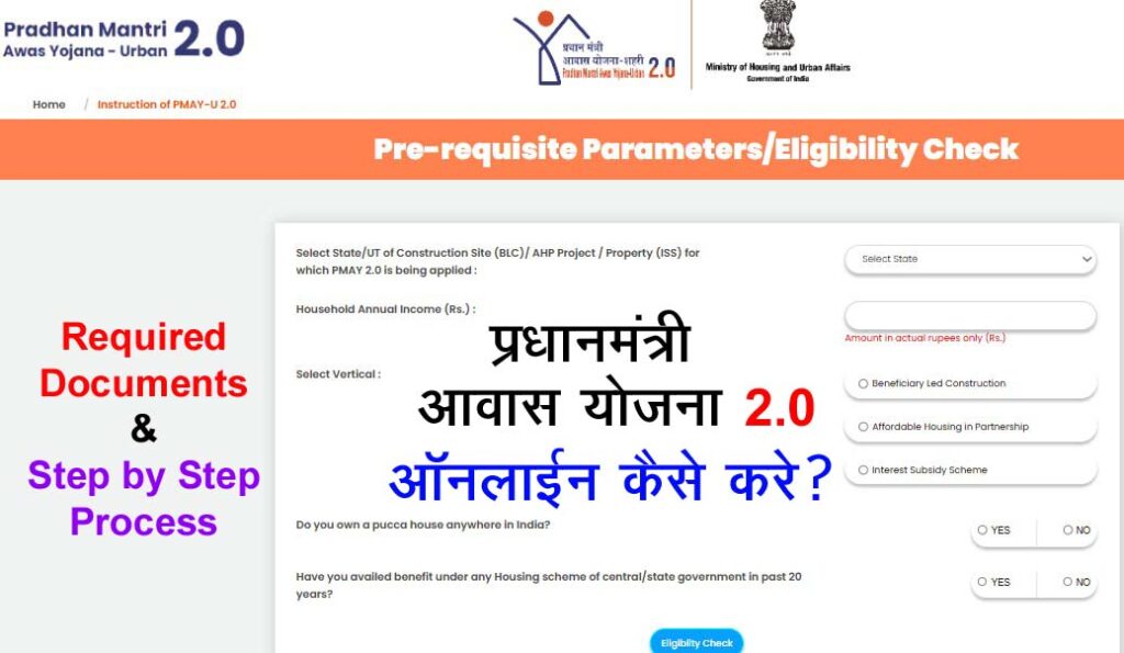PM Awas Yojana Apply Online 2025